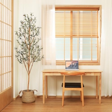 Kazeila 7FT Artificial Olive Tree for Home Decor