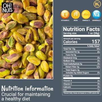 Natural Raw Pistachios No Shell for Healthy Snacking