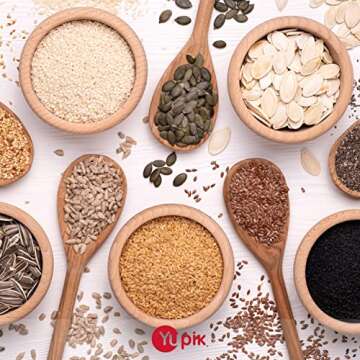 Yupik Organic Kamut Grains, 2.2 lb (35.2 oz), Non-GMO, Vegan, Kosher, Raw Whole Grains, Khorasan Wheat, Nutty Flavor, Source of Fiber & Iron, Ideal for Cooking & Sprouting