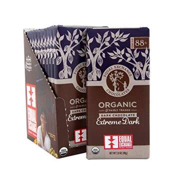 Equal Exchange Organic Extreme Dark Chocolate Bar 12-Pack