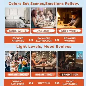 MagicGlow Rechargeable Light Bulbs with Remote Control