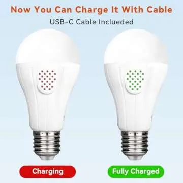 MagicGlow Rechargeable Light Bulbs with Remote Control