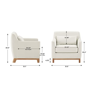 Elegant Extra Deep Accent Chair for Cozy Spaces