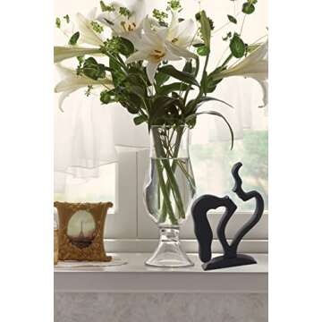 Lovers Gaze Iron Sculpture - Romantic Gift for Couples