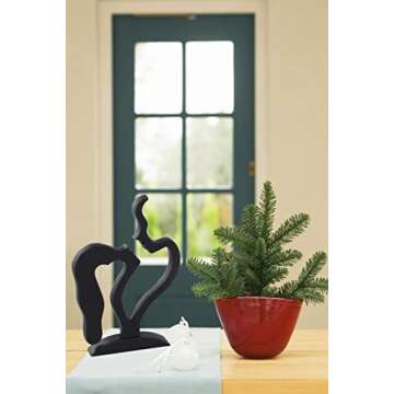 Lovers Gaze Iron Sculpture - Romantic Gift for Couples