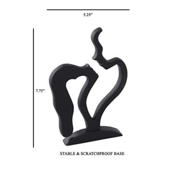 Lovers Gaze Iron Sculpture - Romantic Gift for Couples