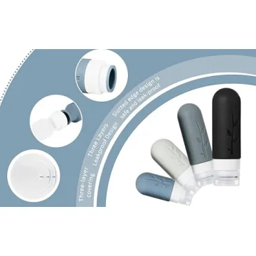 TSA Approved Travel Bottles - 18 Pack Silicone Containers