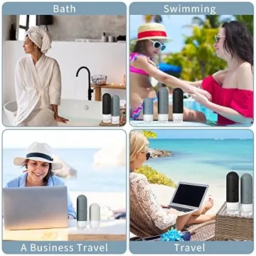 TSA Approved Travel Bottles - 18 Pack Silicone Containers