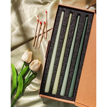 Viyffo Gradient Taper Candles Set for Beautiful Decor