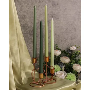 Viyffo Gradient Taper Candles Set for Beautiful Decor