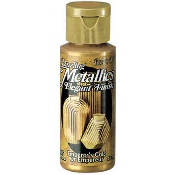 Metallic Gold Acrylic Paint for Crafting