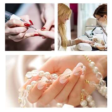 6-Pack Nail Drill Bit, 3/32 Inch Cuticle Cleaning Ball Head Nail Drill for Gel Nails, Professional Drill Diamond Nail Drill Bits Set For Acrylic Manicure Pedicure, Nail Pedicure