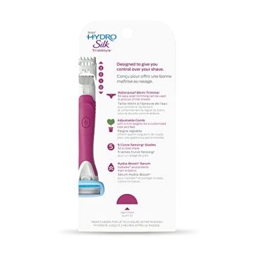 Schick Hydro Silk TrimStyle Razor for Women - 2-in-1 Trimmer