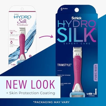 Schick Hydro Silk TrimStyle Razor for Women - 2-in-1 Trimmer