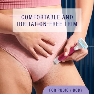 Schick Hydro Silk TrimStyle Razor for Women - 2-in-1 Trimmer