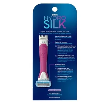 Schick Hydro Silk TrimStyle Razor for Women - 2-in-1 Trimmer