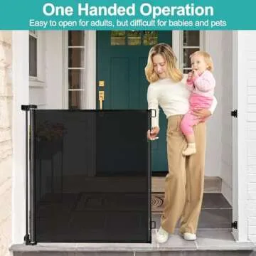 42" Extra Tall Retractable Dog Gate - Ultimate Barrier