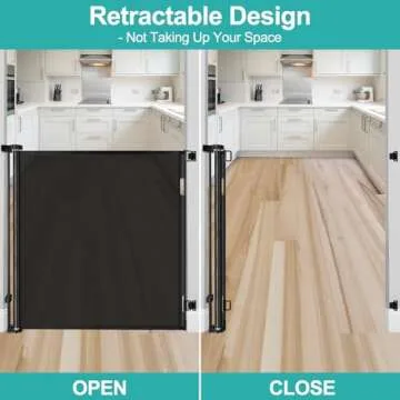 42" Extra Tall Retractable Dog Gate - Ultimate Barrier