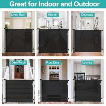 42" Extra Tall Retractable Dog Gate - Ultimate Barrier