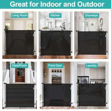 42" Extra Tall Retractable Dog Gate - Ultimate Barrier