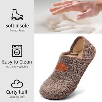 Tanamo Womens Slippers House Shoes Indoor Socks Barefoot Wear Bedroom Fuzzy Comfortable for Men Unisex Home Travel Yoga