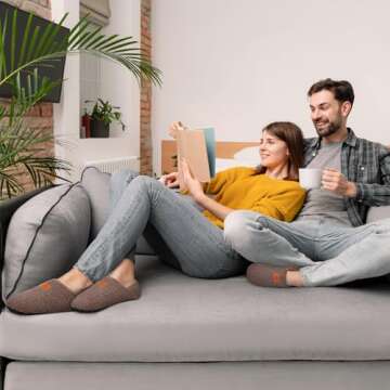 Tanamo Womens Slippers House Shoes Indoor Socks Barefoot Wear Bedroom Fuzzy Comfortable for Men Unisex Home Travel Yoga