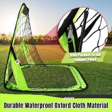 BAYINBULAK Portable Pop Up Soccer Goal Net for Fun