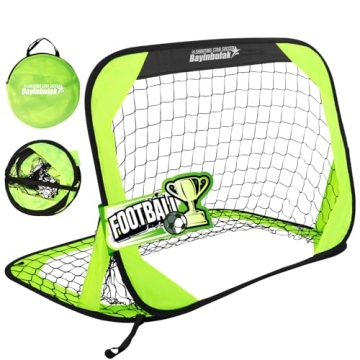 BAYINBULAK Portable Pop Up Soccer Goal Net for Fun