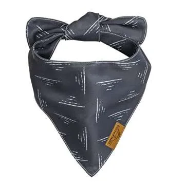 Remy+Roo Large Spring Dog Bandanas - 4 Pack Logan Set | Premium Durable Adjustable Polyester Fabric | Patented Shape Boy Dog Bandanas | Pack of Thanksgiving Bandanas for Dogs