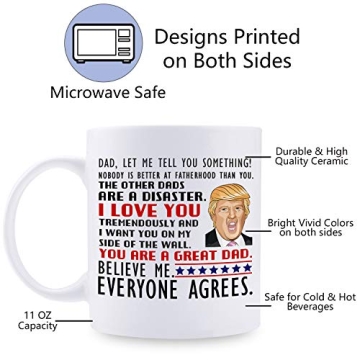 Smartyou Great Dad Mug for Father’s Day & Birthdays