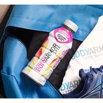 BODYARMOR LYTE Sports Drink Low-Calorie Sports Beverage, Strawberry Lemonade, Natural Flavors With Vitamins, Potassium-Packed Electrolytes, Perfect For Athletes 16 Fl Oz (Pack of 12)