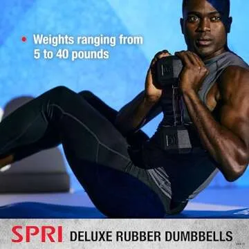 Quality SPRI Dumbbells for Home Workouts and Fitness