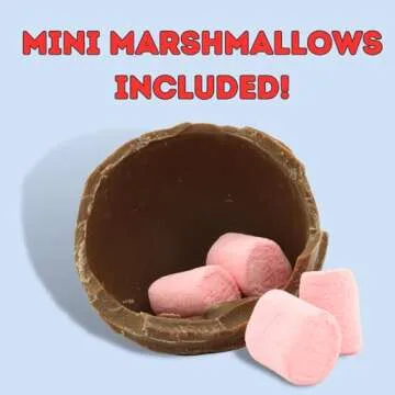 Sweetzo - Christmas Hot Chocolate Ball, 2024 Holiday Season Cocoa Melt with Marshmallows, Stocking Stuffer Candy, 1.23 Ounces (Pack of 2)