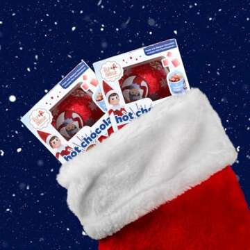 Sweetzo - Christmas Hot Chocolate Ball, 2024 Holiday Season Cocoa Melt with Marshmallows, Stocking Stuffer Candy, 1.23 Ounces (Pack of 2)