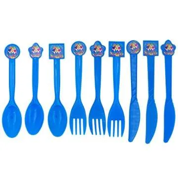 Cute Shark Party Supplies Set for 20 Guests