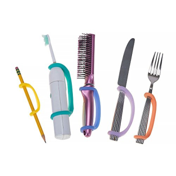 EazyHold Silicone Universal Cuff Aid for Limited Hand Grip, Cerebral Palsy, Therapy, Adaptive Eating...