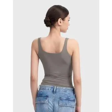 Stylish PUMIEY Square Neck Tank Top for Women