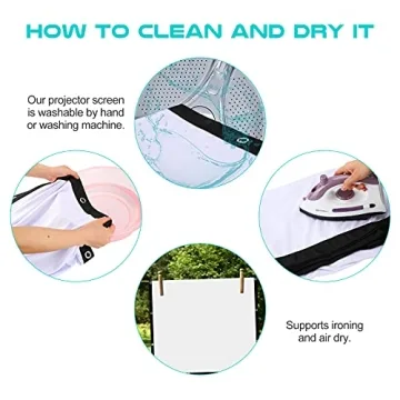 150" Foldable Anti-Crease Outdoor Projector Screen