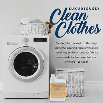 Tyler DIVA Glamorous Wash Laundry Detergent- 1/2 Gallon - With Olivi Stain Remover Pen - Fresh Scented Sachet - Laundry Detergent - For Washing Clothes, Linen, Lingerie, Expensive Fabric, Sheets