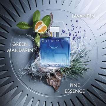 Azzaro Chrome Eau de Parfum - Fresh Aquatic Mens Cologne - Fougère, Aromatic & Woody Fragrance - Ci...