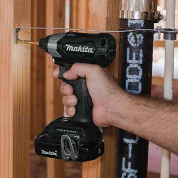 Makita CX401SYB 18V LXT® Lithium-Ion Sub-Compact Brushless Cordless 4-Pc. Combo Kit (1.5Ah)