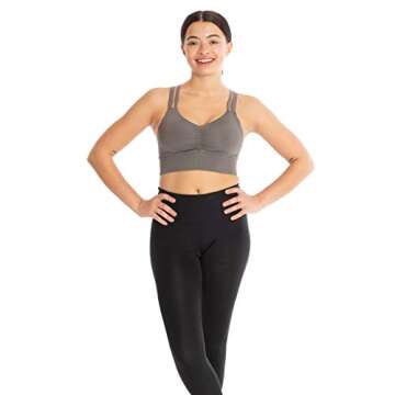 Handful Double Down Women's Medium Impact Sports Bra - Comfort & Style