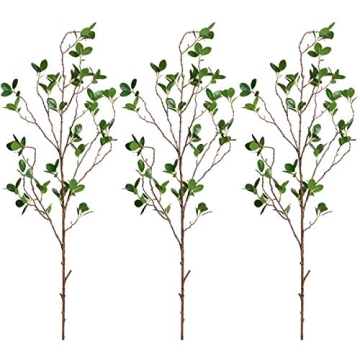 Artificial Eucalyptus Branches for Home Decor - 3pcs Set