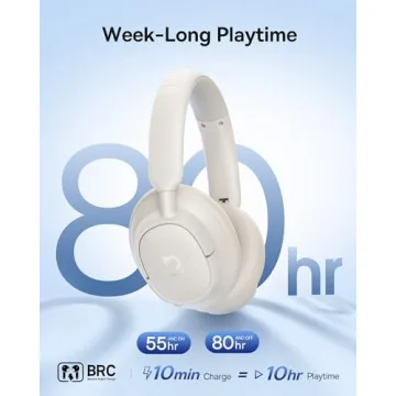 Baseus Bass BH1 NC Headphones - 80 Hour Playtime, ANC