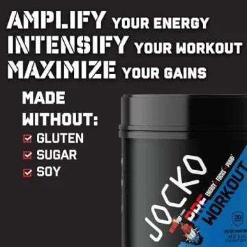 Jocko Fuel Ultimate Pre Workout - Energy Powder for All