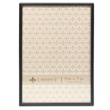 Lawrence Frames 5x7 Simply Black Picture Frame