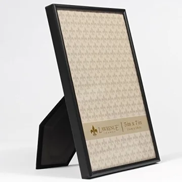 Lawrence Frames 5x7 Simply Black Picture Frame