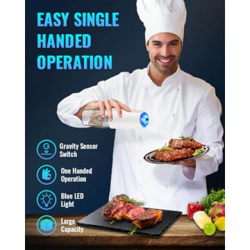 Sweet Alice Electric Pepper and Salt Grinder Set