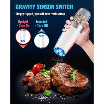 Sweet Alice Electric Pepper and Salt Grinder Set