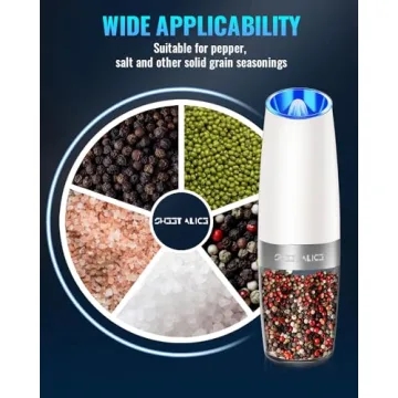 Sweet Alice Electric Pepper and Salt Grinder Set